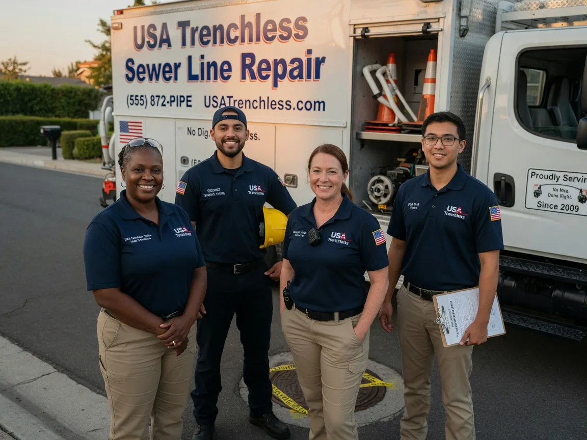 Sewer Line Repair company in Evans, LA